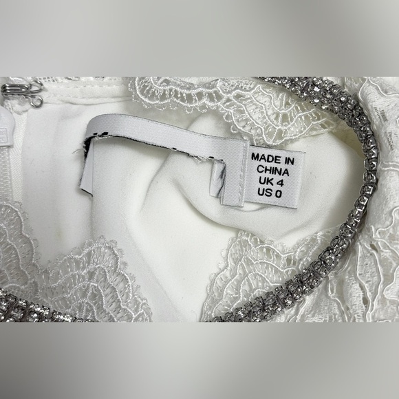 Self-Portrait White Lace‎ Dress Size 0 - Picture 4 of 4